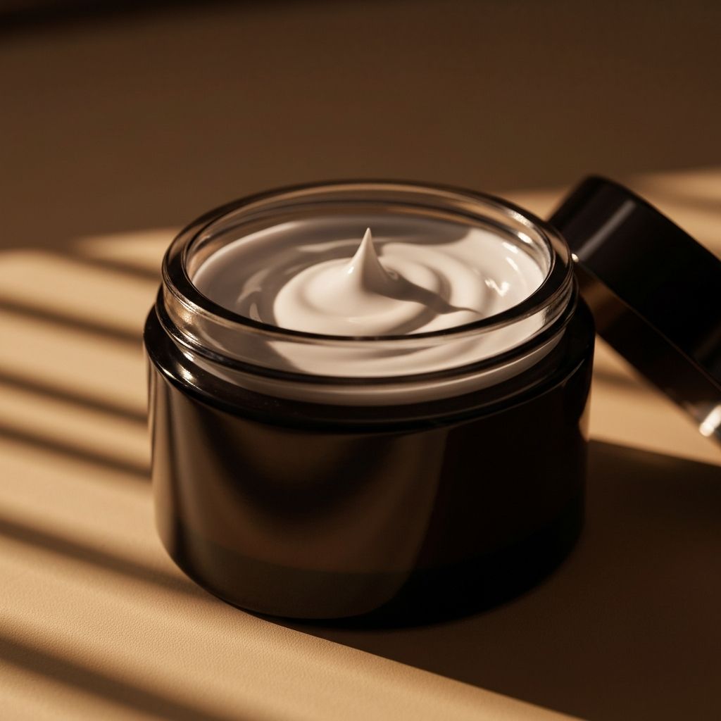 Ночен крем с дълбока регенерираща формула в стъклено шишеприложно